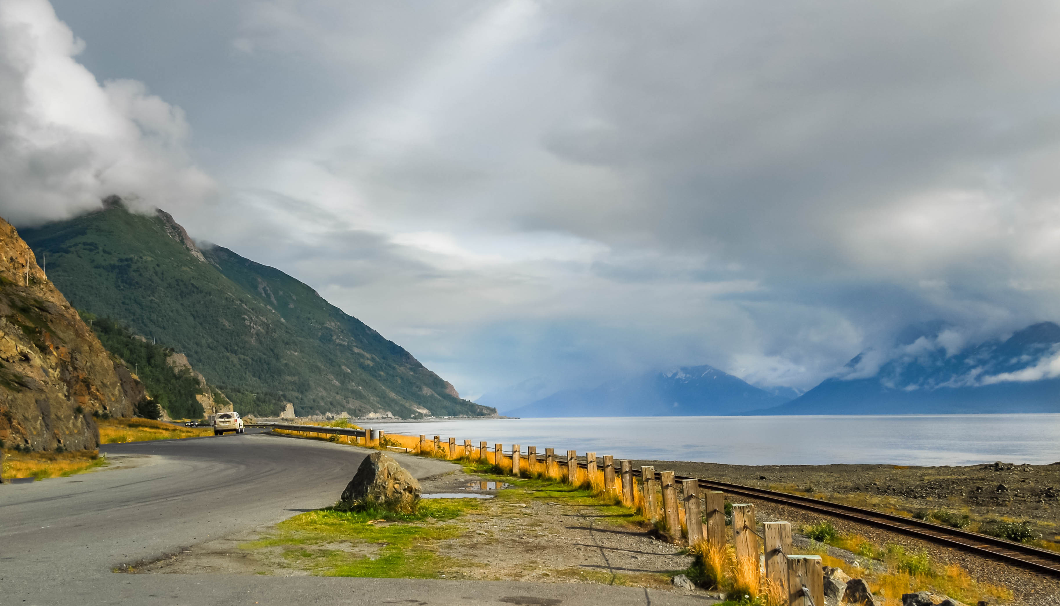 Kør selv på Vestkysten i USA Turnagain Arm på Kenai Peninsula