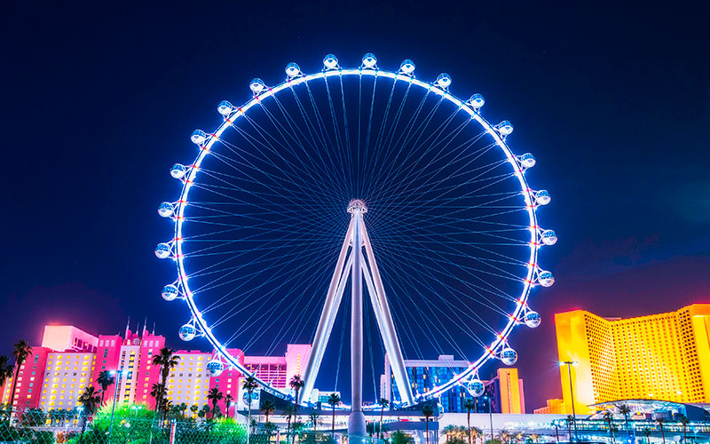 seværdigheder i las vegas high roller
