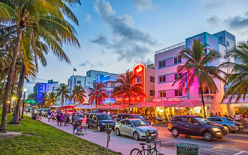 seværdigheder i miami ocean drive