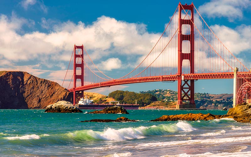 seværdigheder i san francisco golden gate bridge