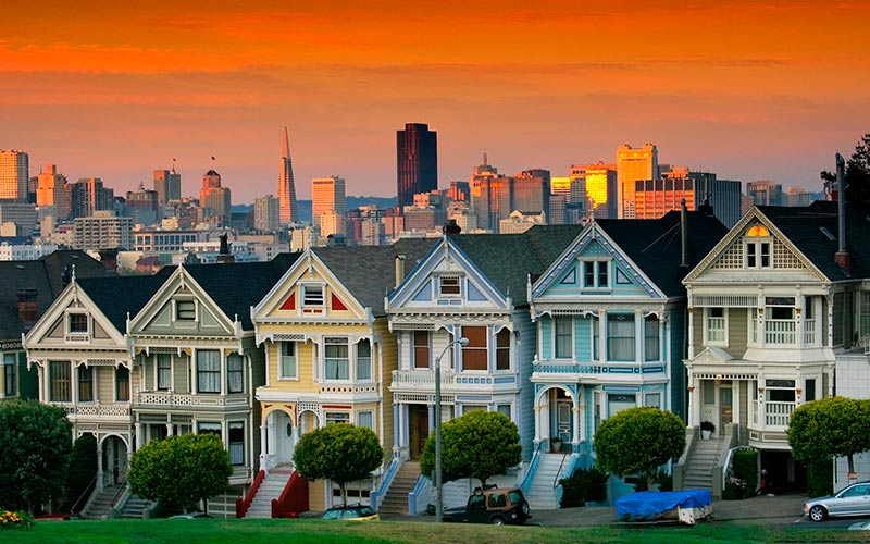 seværdigheder i san francisco painted ladies