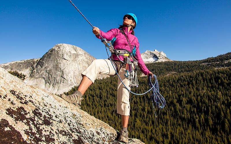 aktiv ferie klatring yosemite